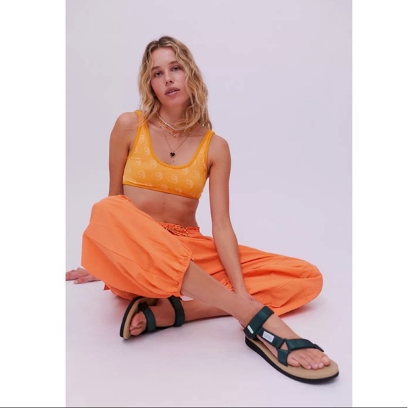 NEW Urban Outfitters | UO Waylan Nylon Jogger Pant Neon Orange Parachute Pants - Picture 8 of 9